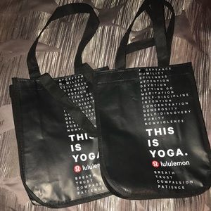 Two small Lululemon bags